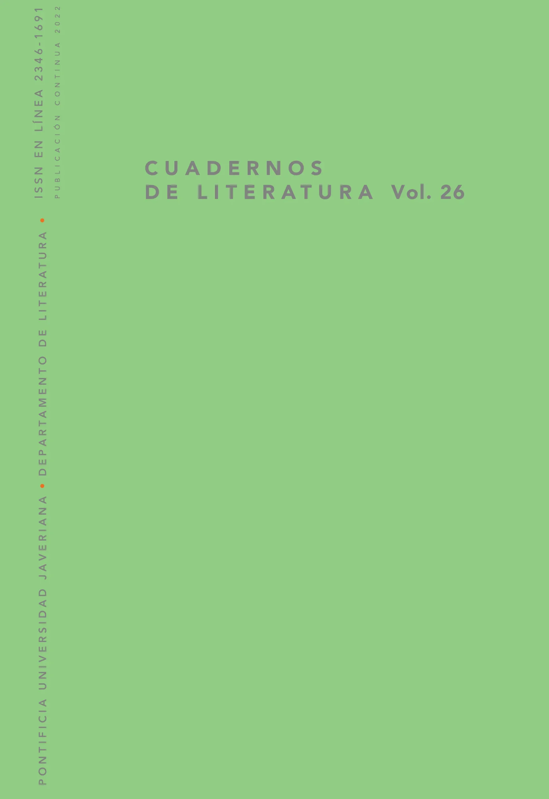 La literatura Colombiana entre mundialización y la diferencia. Un análisis de la 'lista bicentenaria'