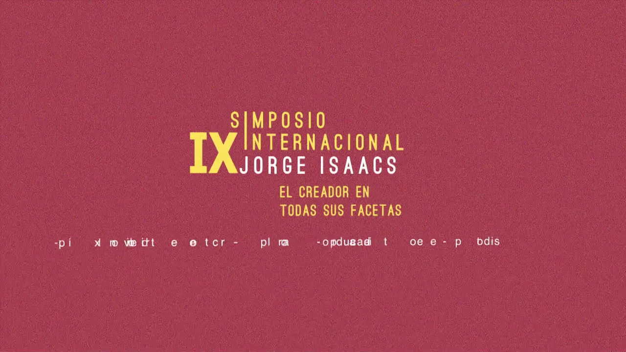Darío Henao Restrepo en el IX Simposio internacional Jorge Isaacs