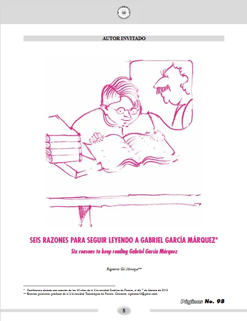 Seis Razones para seguir leyendo a Gabriel García Márquez